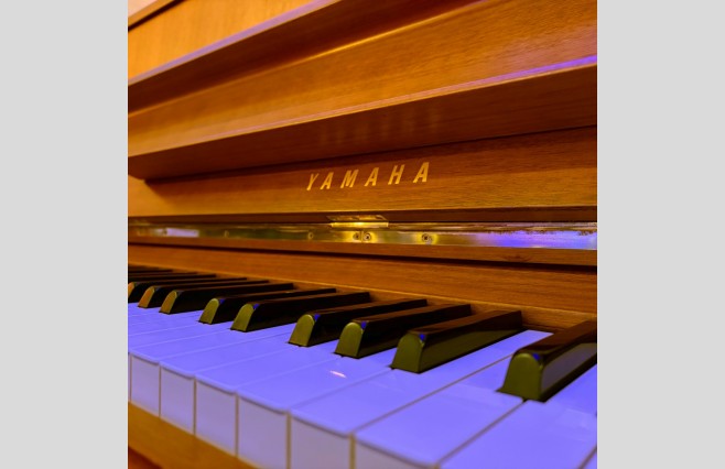 Yamaha Satin American Walnut M1F Upright Piano, Used - All Inclusive Premium Package (SN:1448716) - Image 6